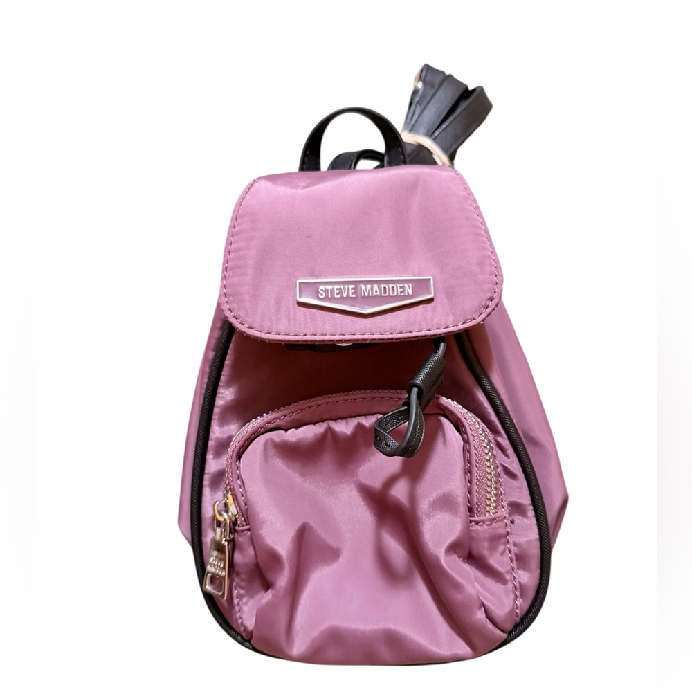 💙 Steve Madden mini nylon backpack Mauve Mini Backpack